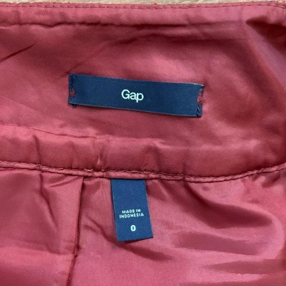 GAP Burnt Orange Plaid Mini Skirt - Picture 4 of 4